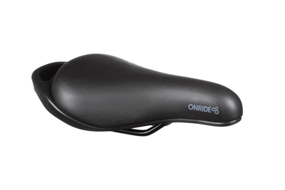 Седло ONRIDE Vector, стальные рамки, 247х143 мм, детское, черное