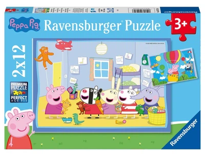 Пазли Ravensburger Свинка Пеппа – Пригоди Пеппи 24 елементи (05574) (4005556055746)