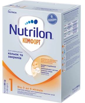 Сухая смесь Nutrilon Комфорт 1 600 г (5900852038518)