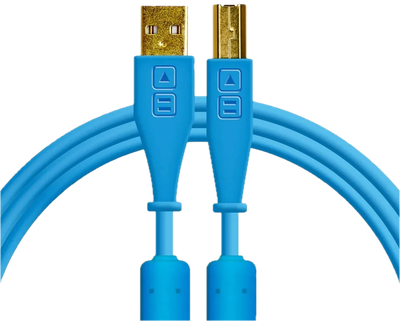 Kabel DJ TechTools USB typ A - USB typ B 1.5 m Niebieski (5904161820420)
