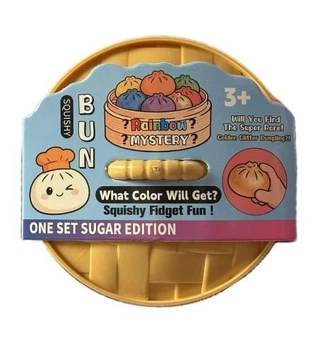 Crazy Fun Squishy Bun Glitter Edition — трендові сквіші-пельмені Blind Box