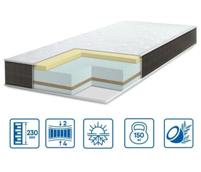 Ортопедический беспружинный матрас Eurosleep Bionic Memory Cocos 80х200см