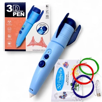 Набор для творчества 3D ручка, PCL 1.75mm (ГОЛУБАЯ) MIC 9913