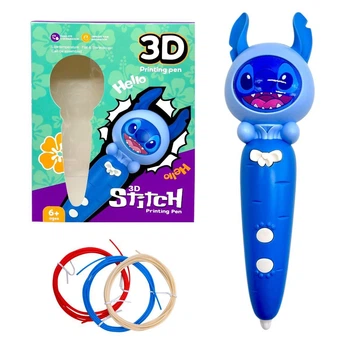 3D ручка Стич (СИНИЙ), для создания 3D рисунков и моделей MIC 3Dpen