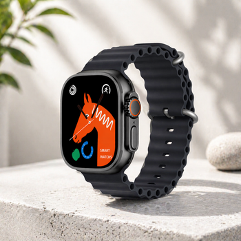 Розумний смарт годинник Smart Watch 4you FUSION екран 2.2" метал корпус з функцією дзвінків перегляд повідомлень Midnight
