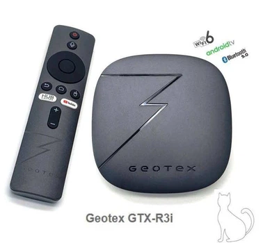 Geotex GTX-R3i | медіаплеєр UHD 4K Android TV Box, 2/16 Гб, Bluetooth 5.0, WiFi 6 | + в подарунок Лекий старт на 30 днів 430+ каналів, 20000+ фільмів і серіалів