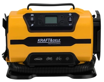 Компрессор автомобильный с фонариком 12 230 В Kraft&Dele KD3441