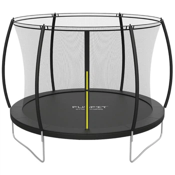 Детский садовый батут Funfit 183 см (6FT) с внутренней сеткой и лестницей, 4798