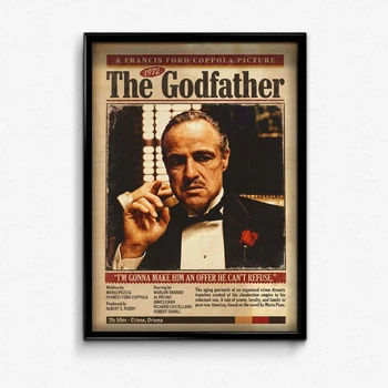 Постер в рамке the godfather А4