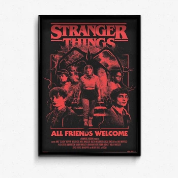 Постер в рамке stranger things А2