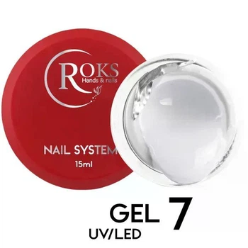 Builder Gel ROKS 15 мл №7 Молочний