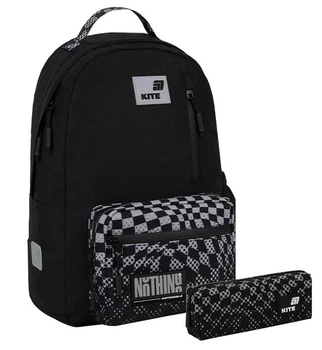 Рюкзак шкільний підлітковий + пенал Kite Education teens Nothing Impossible K26-949M-2