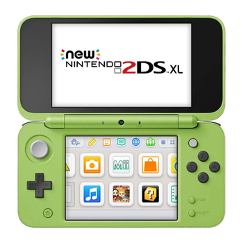 Консоль Nintendo 2DS XL New Minecraft - Creeper Limited Edition Модифицированная 32GB Green + 10 Встроенных Игр Б/У