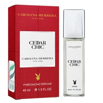 Парфюмированная вода с феромонами унисекс No Brand (версия Carolina Herrera Cedar Chic), 40 ml