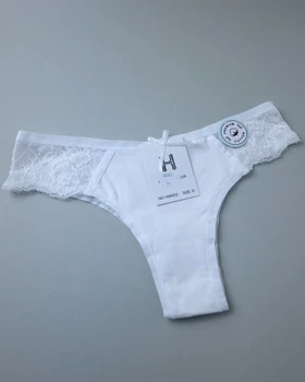 Американки бавовняні з мереживом Heat Underwear S Білий