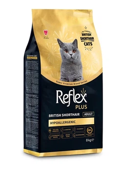 Сухой корм Reflex Plus British Shorthair Adult для взрослых британских короткошерстных кошек 8 кг