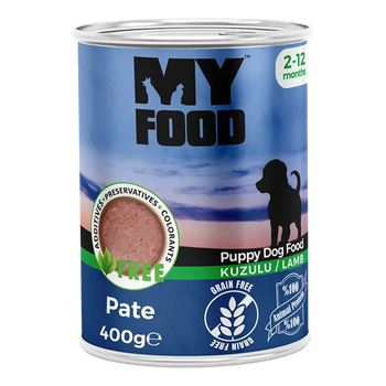 Вологий корм My Food паштет для ЦУЦЕНЯТ з ЯГНЯМ 400гр конс.