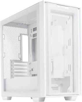 Корпус ASUS A21 / без БП / Micro-ATX / Стеклянное окно / Поддержка СВО 360мм / Длина GPU 380мм / Белый