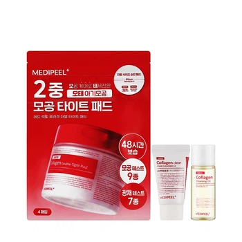 Набор миниатюр для очищения лица с коллагеном Medi-Peel Red Lacto Collagen Cleansing Trial Kit