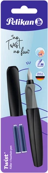 Pióro wieczne Pelikan Twist M czarna obudowa (4012700946812)