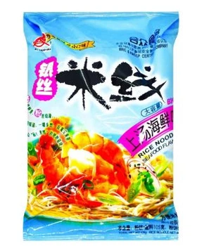 Рисовая лапша Hezhong с морепродуктами 105 г – насыщенный вкус моря