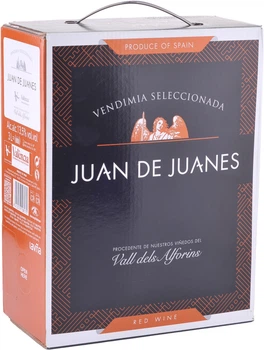 Вино Juan De Juanes червоне сухе 3 л 13.5% (8412276108175)