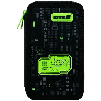 Пенал школьный KITE 2 отделения без наполнения Digital К26-623-2