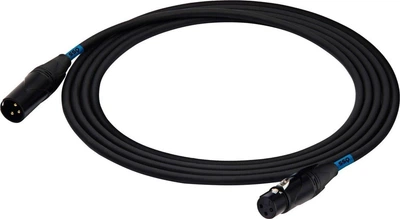 Микрофонный кабель SSQ XLR (папа) — XLR (мама) / 1 метр Black (SS-1838) (5904161822226)
