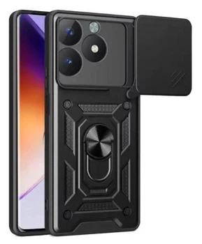 Чехол Camshield c кольцом-подставкой на Realme Note 70 (RMX5313) / black