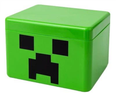 Магнитный конструктор Minecraft, 96 элементов, в комплекте фигурки и коробка TNT Зеленый Крипер