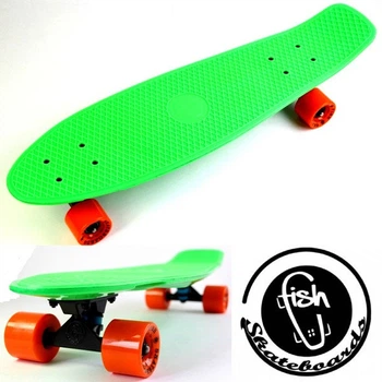 Скейтборд, Пенни борд Fish Original Nickel "Fish" Green