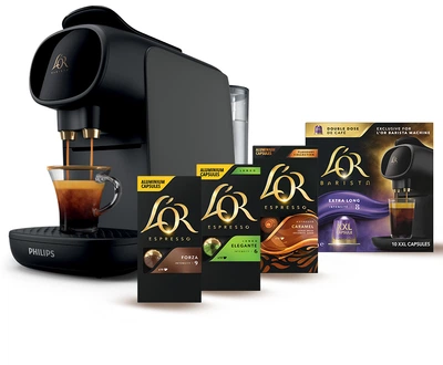 Кавоварка капсульна Philips L'OR Barista Sublime LM9012/60 + 40 капсул Nespresso у подарунок (30 стандартних + 10 подвійних XXL) ($OK321289) - Уцінка
