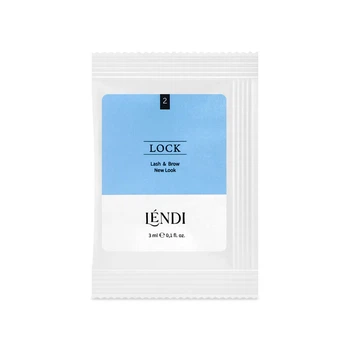 Склад Lendi №2 Lock для ламінування брів та вій, у саше (3 мл)