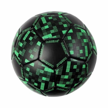 Футбольный мяч №5 PU — тренировочный мяч для игр и тренировок, 310–330 г, C 70250-4, зеленый