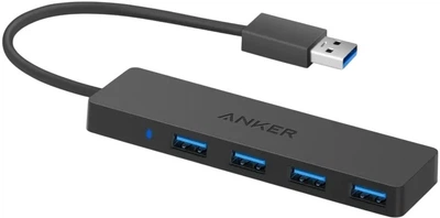 USB-хаб Anker Ultra Slim 4-Port USB 3.0 Data Hub (A7516016)