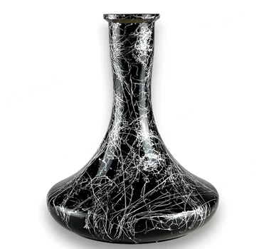 Кальян Tiaga БИТА Silver Splash из нержавеющей стали 65см на уплотнителе черно-серебристая