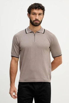 Поло на молнии Armani Exchange L тауп XM001977