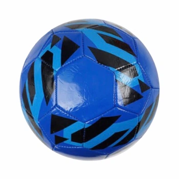 Футбольный мяч №5 — PVC, 260–270 г, C 70160-3, синий