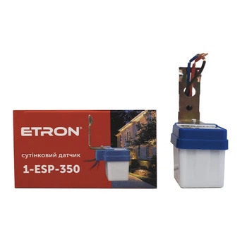 Сутінковий датчик ETRON Sensor 1-ESP-350 6A 230V ІР44 фотометричний