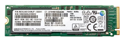 Накопичувач SSD Samsung PM961 512Gb NVMe M.2 Gen3x4 (MZ-VLW512A / MZVLW512HMJP) - Б/В