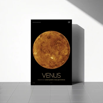 Интерьерная картина Венера, Venus, NASA, НАСА, космос, астрономия, 42×27 см (id7150)