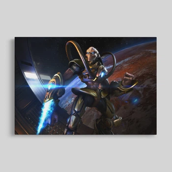 Інтер'єрна картина Старкрафт, Протос, StarCraft (1998), плакат для геймера, 40×60 см (id3521)