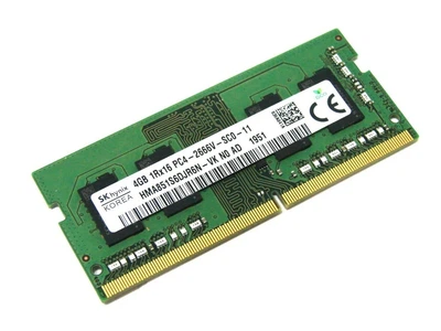 Оперативна пам`ять 4 ГБ, DDR4, для ноутбуків, SK hynix (2666 МГц, 1.2 В, CL19, HMA851S6DJR6N-VK) Б/В