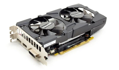 Видеокарта INNO3D GeForce GTX 1050 Twin X2 (2ГБ, GDDR5, 128 бит, 1354/7000 МГц, DVI, HDMI, DPort) Б/У