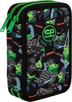 Piórnik CoolPack Jumper 2 Kids From The Block dwukomorowy z wyposażeniem 19.5 x 12.5 x 5 cm (5903686367021)