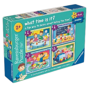 Пазл Ravensburger Мої перші пазли – Веселий спосіб навчитися визначати час (12004162) (4005555041627) 