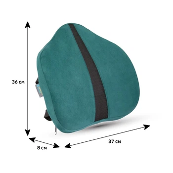 Ортопедическая подушка под поясницу Correct Line MAX, Correct Shape изумрудный