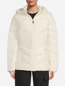 Куртка демісезонна з капюшоном жіноча Calvin Klein 646453678 L Молочна (1159860951)