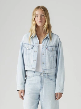 Джинсовая куртка женская Levi's 780790817 S Голубая (1159861305)