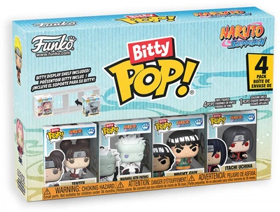 Набір фігурок Funko Bitty Pop! Naruto Shippuden: Тентен, Мадара, Майто Ґай, Ітачі Учіха 2.3 см 92503 (889698925037)